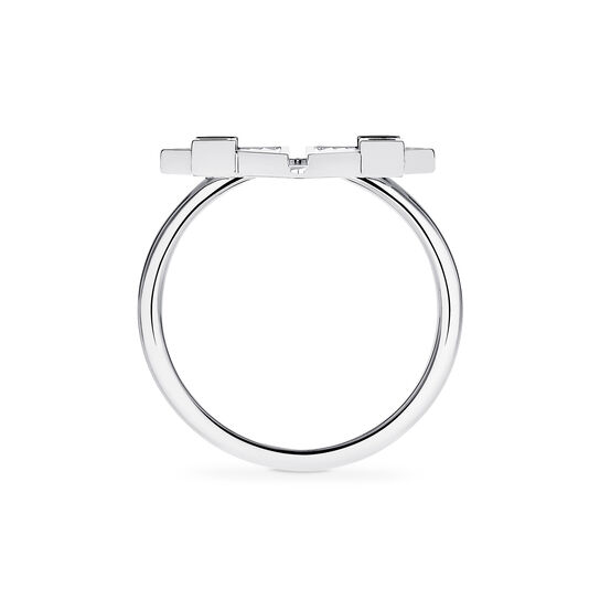 Birks Muse Guilloch&eacute; Sterling Silver Ring image number 3